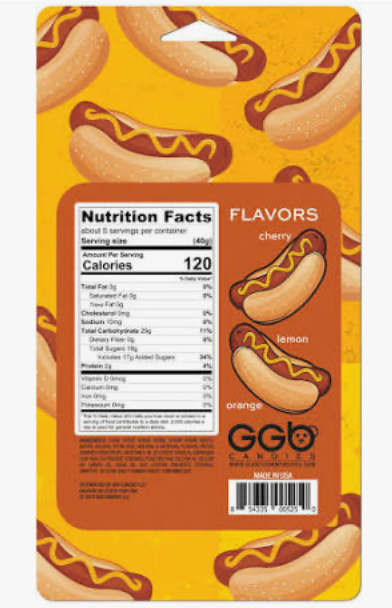 Giant Gummy Hotdog