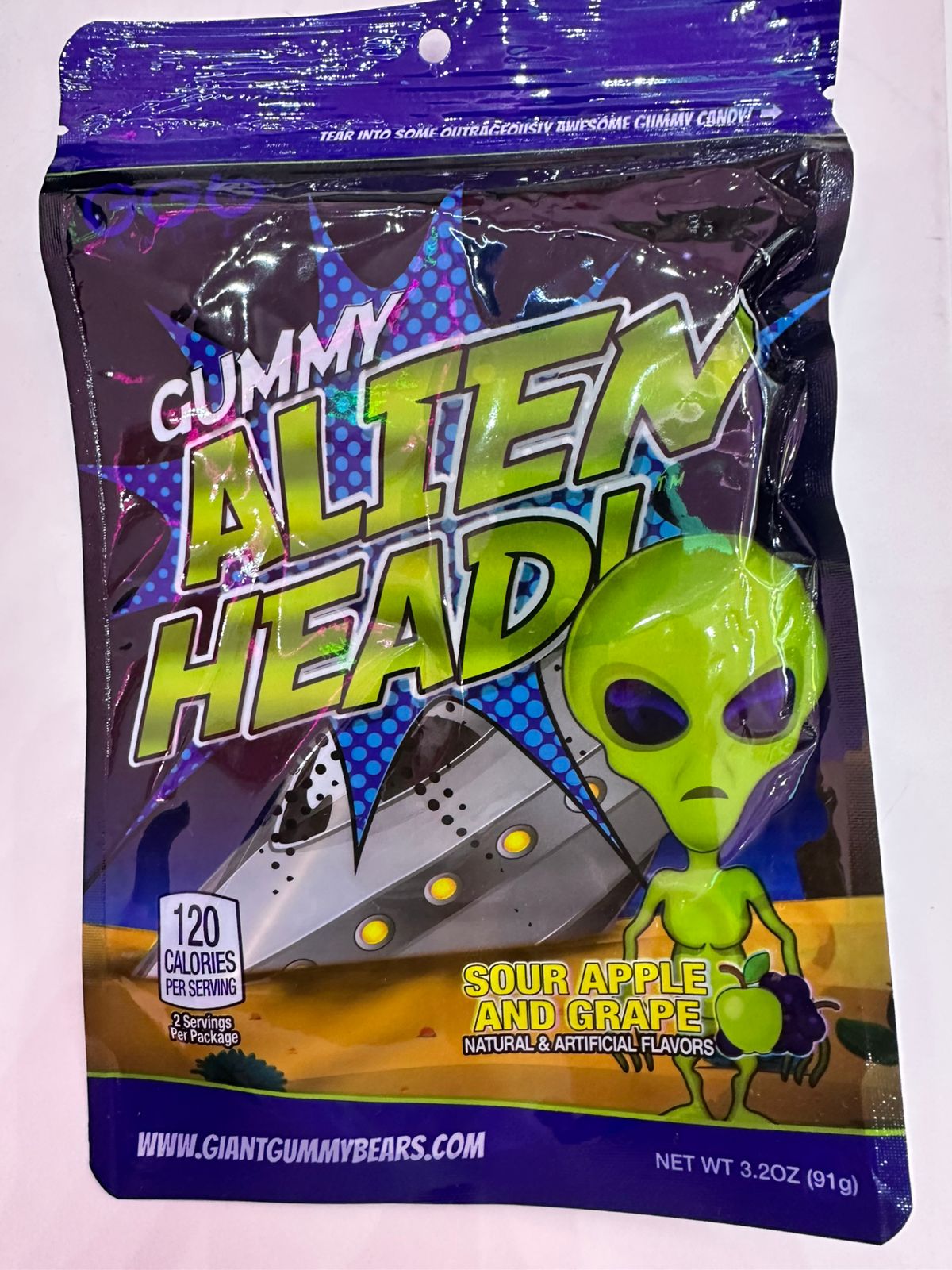 Alien Head Gummy