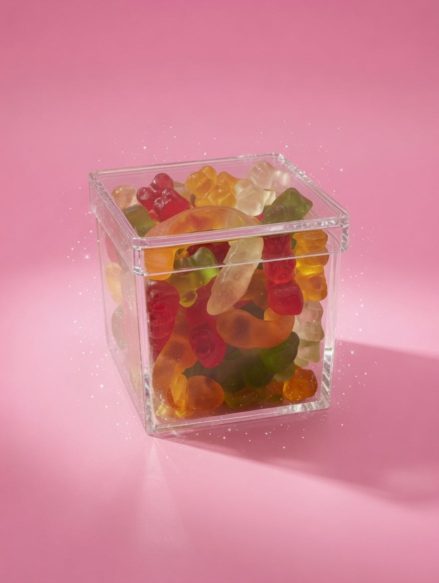 Cube - Gummy Worms