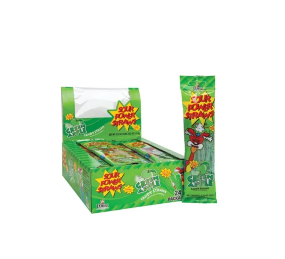 Sour Power Straws