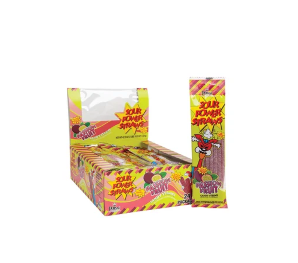 Sour Power Straws