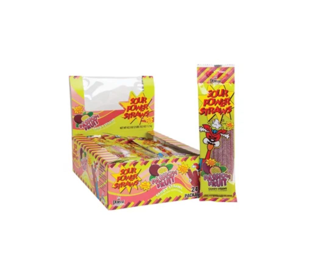 Sour Power Straws