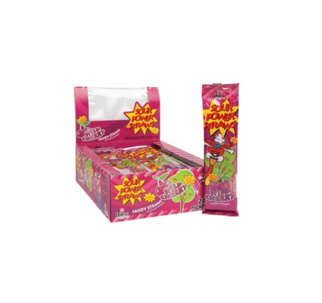 Sour Power Straws