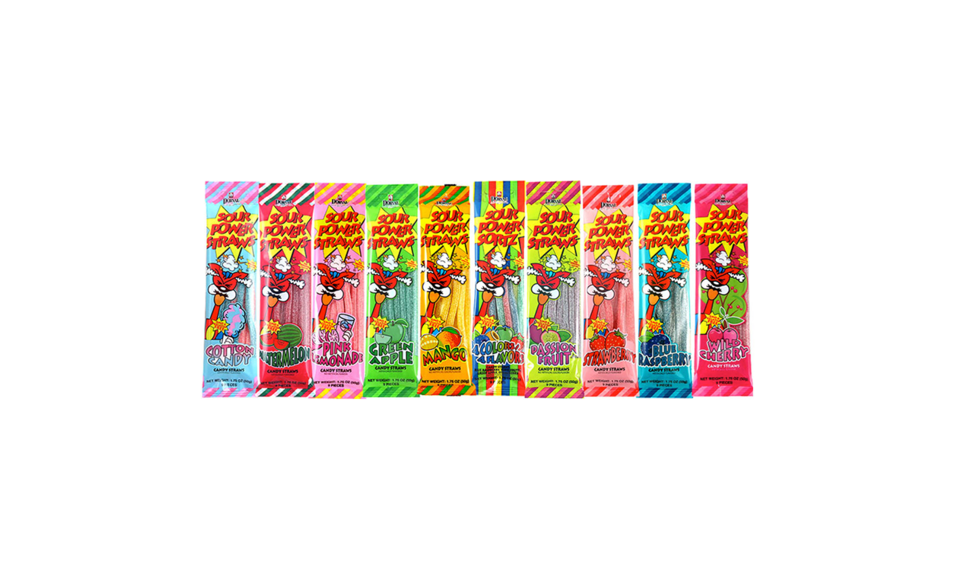 Sour Power Straws