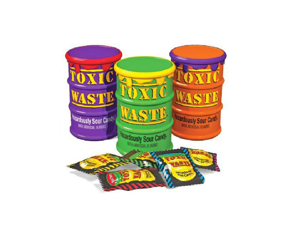 Toxic Waste Colored Drums