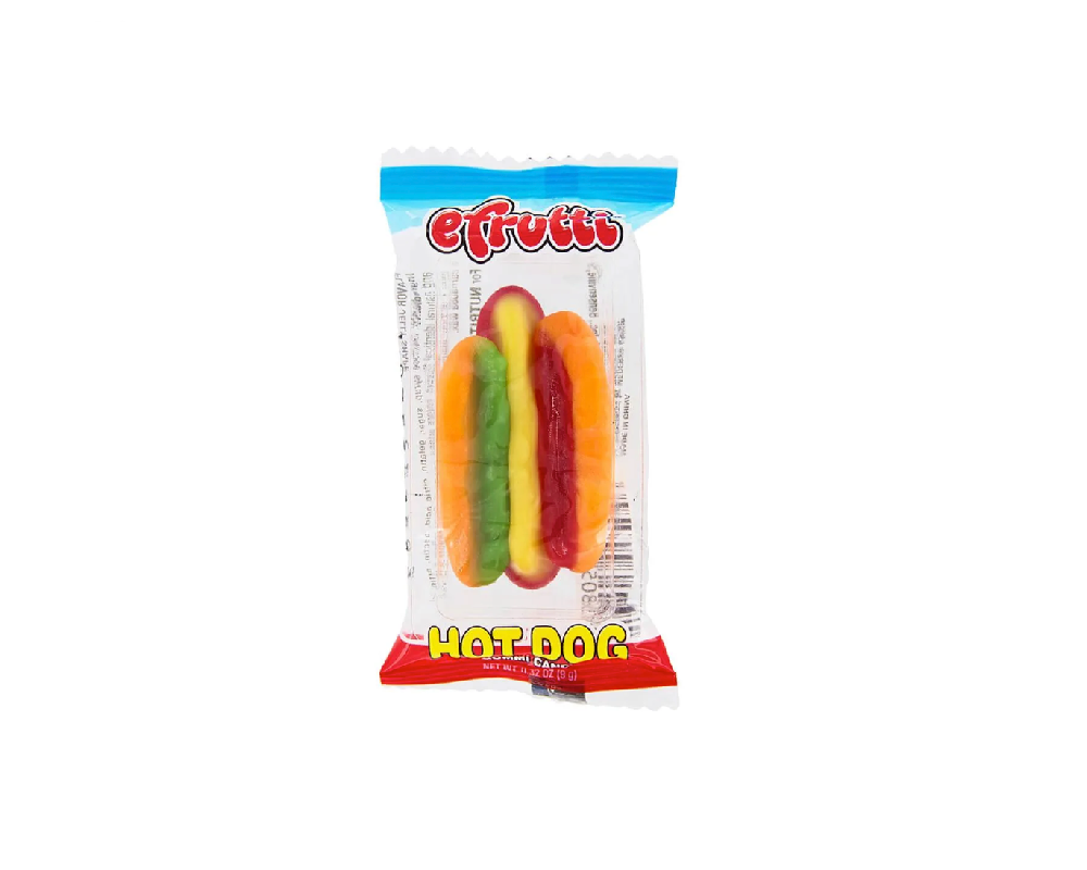 E Frutti Gummi Hot Dogs